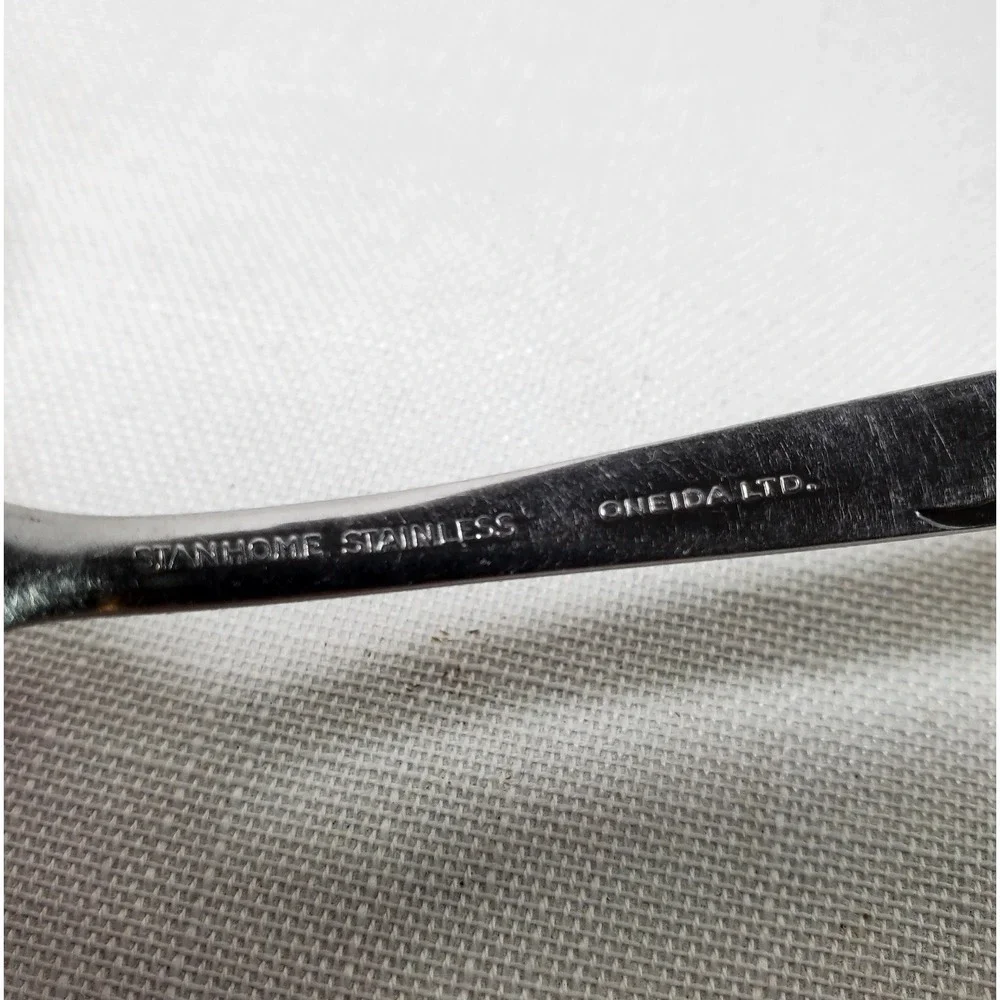 Vtg‎ Oneida LTD Stainhome Stainless Floral Pattern Teaspoon Replacement Flatware